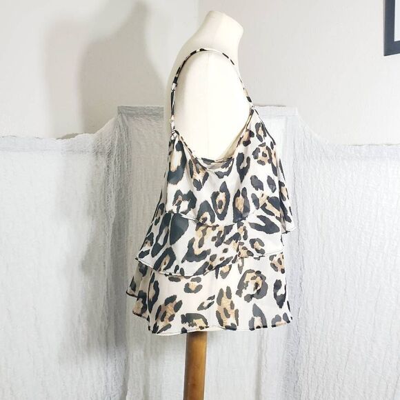 Shoe Me Your MuMu Animal Print Top Size X-Small - Picture 3 of 7